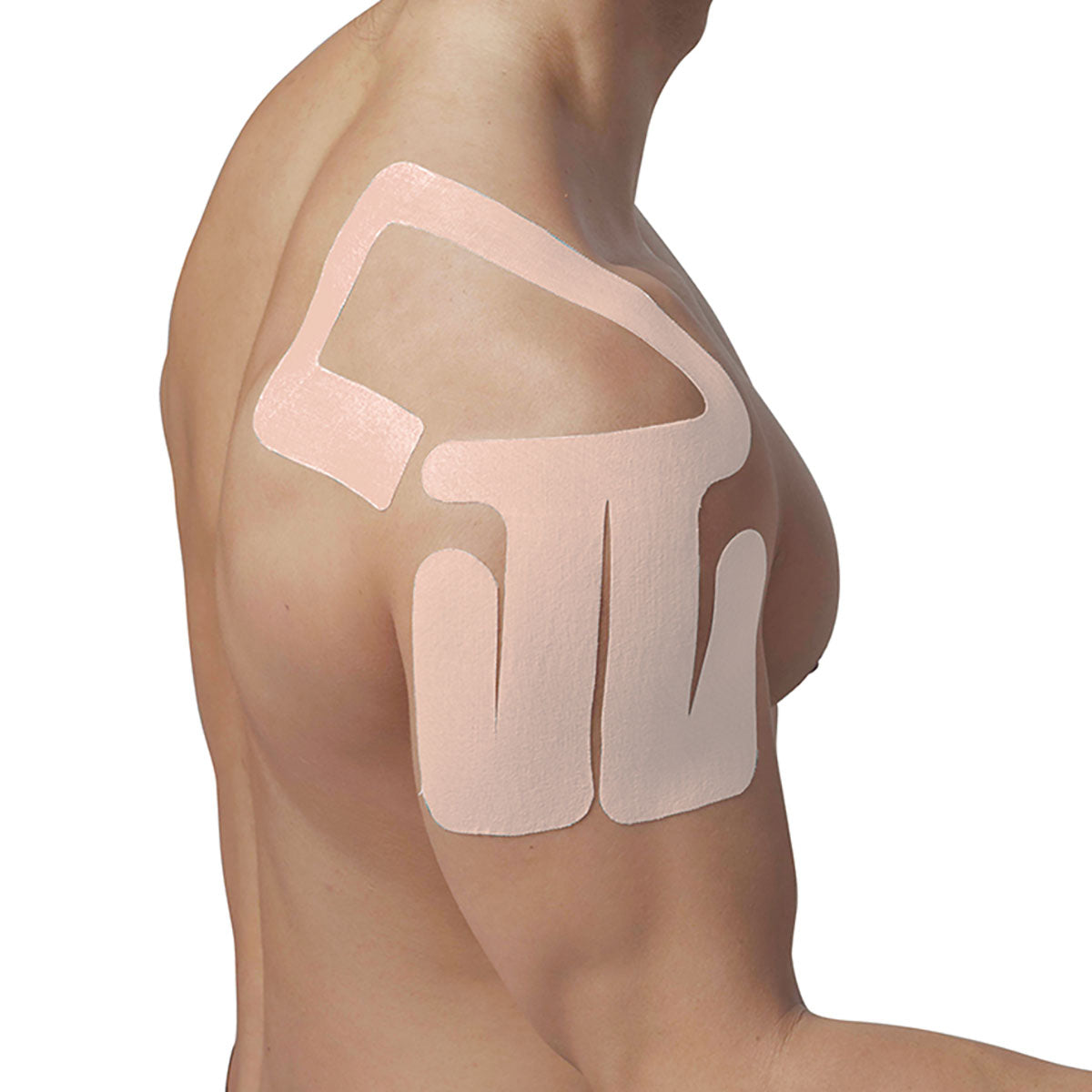 SpiderTech Pro-Cut Kinesiology Tape, Right Shoulder, Gentle, Pack of 4