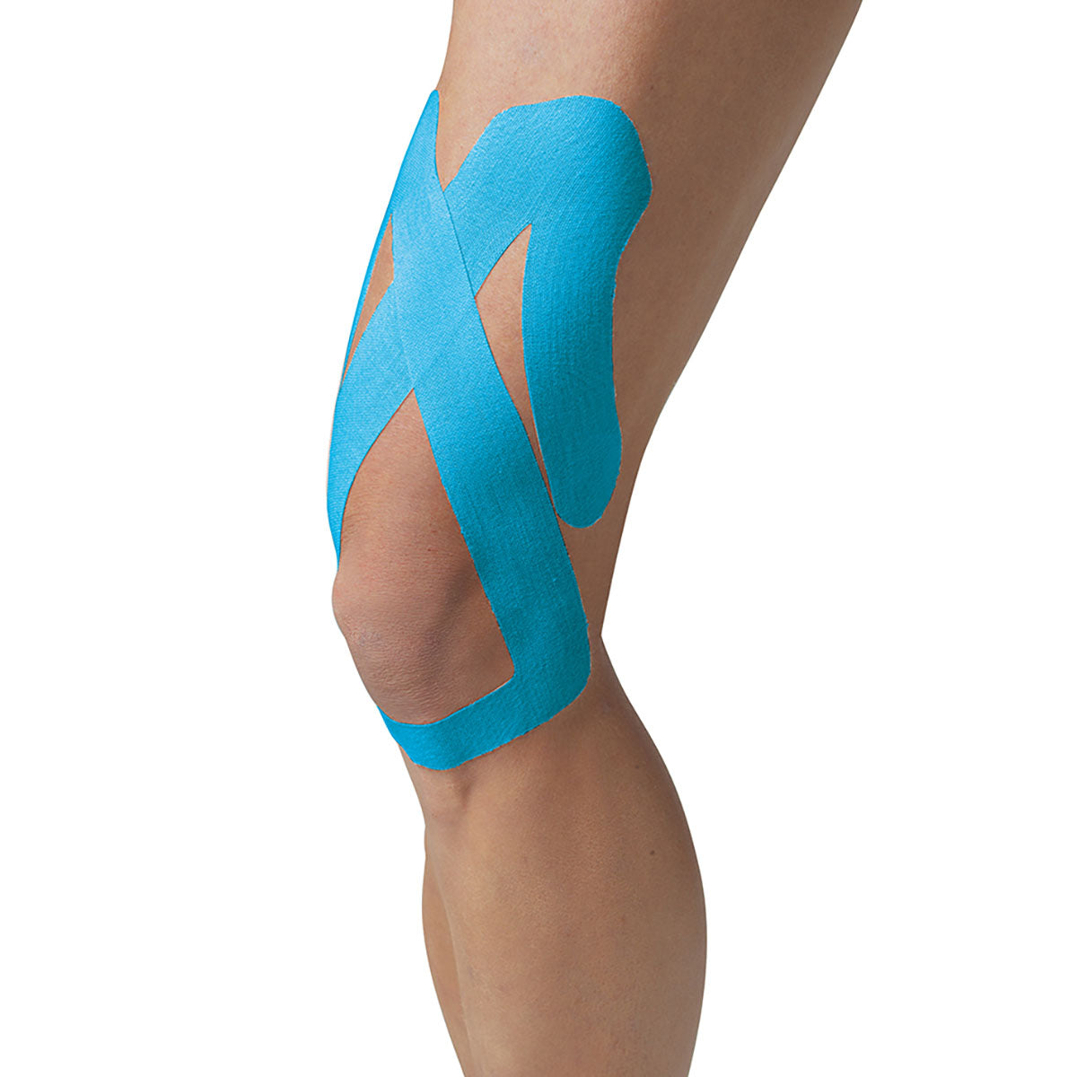 SpiderTech Pro-Cut Kinesiology Tape, Knee, Blue, Pack of 4