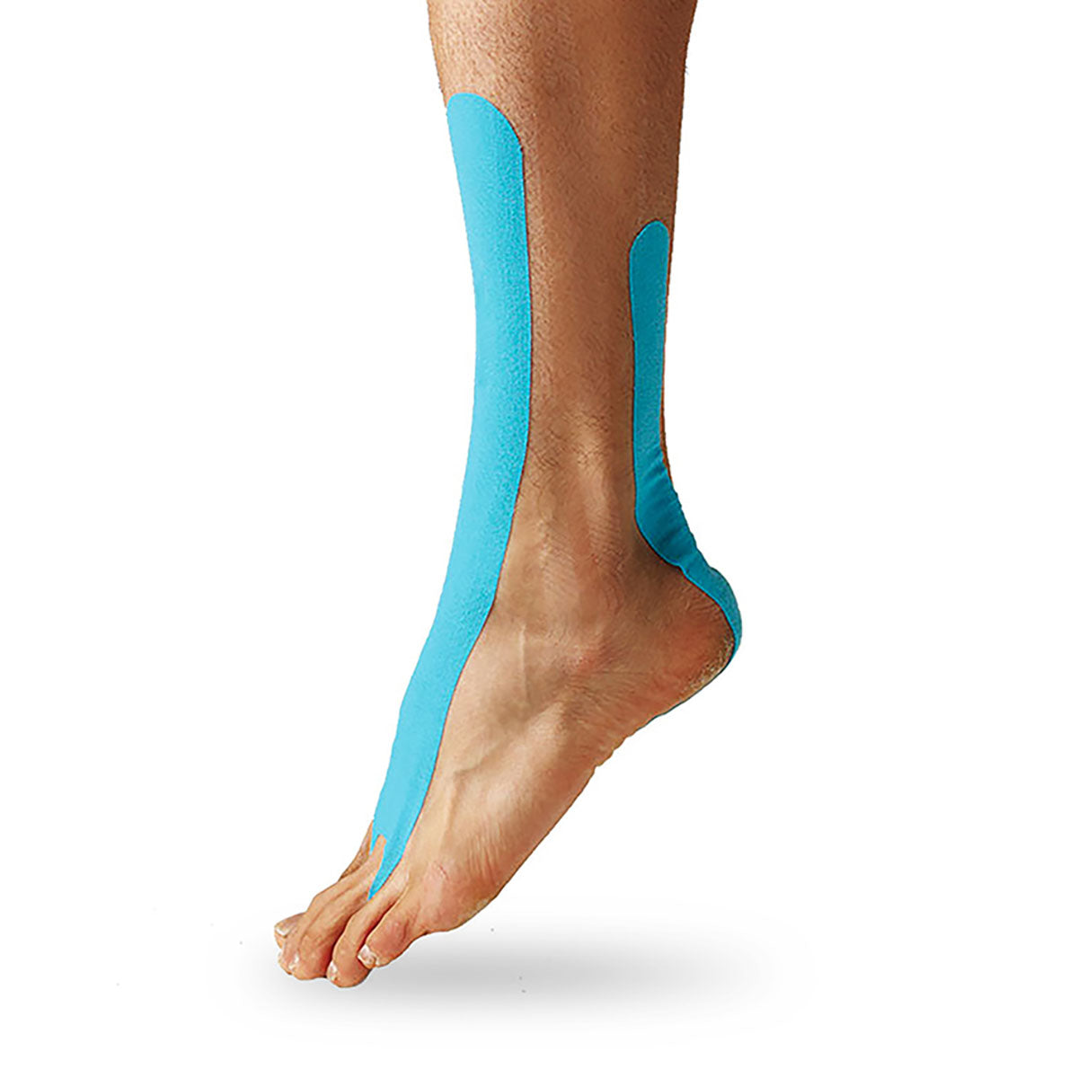 SpiderTech Pro-Cut Kinesiology Tape, Ankle, Blue, Pack of 10