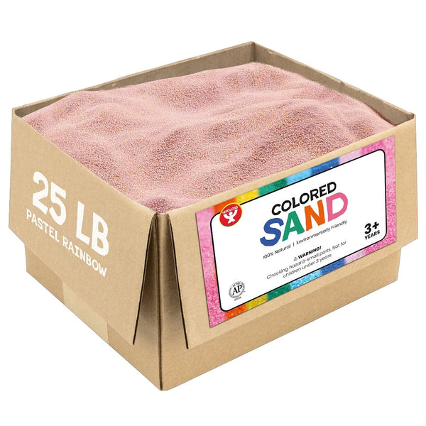 Colored Sand - 25lb. Rainbow Pastel