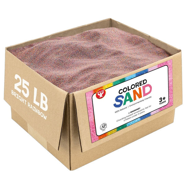 Colored Sand - 25lb. Rainbow Bright