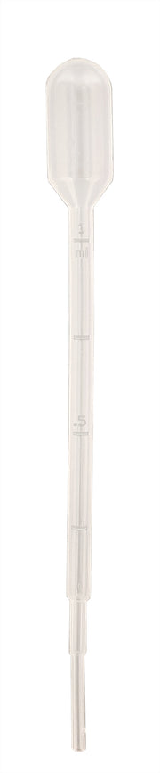 Pipette Disposable Transfer 3ml volume graduated to 1/4ml up to 1ml LDPE. Pack 500.