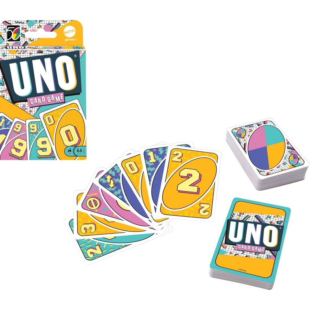 Mattel MTTGXV50 UNO - Iconic 1990S Non Collectible Card Game