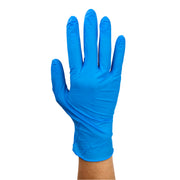 Safe-Touch Blue Nitrile Exam Gloves - Non-Latex, Large, Powder-Free, Blue - 100 pcs per Box/10 boxes per Case
