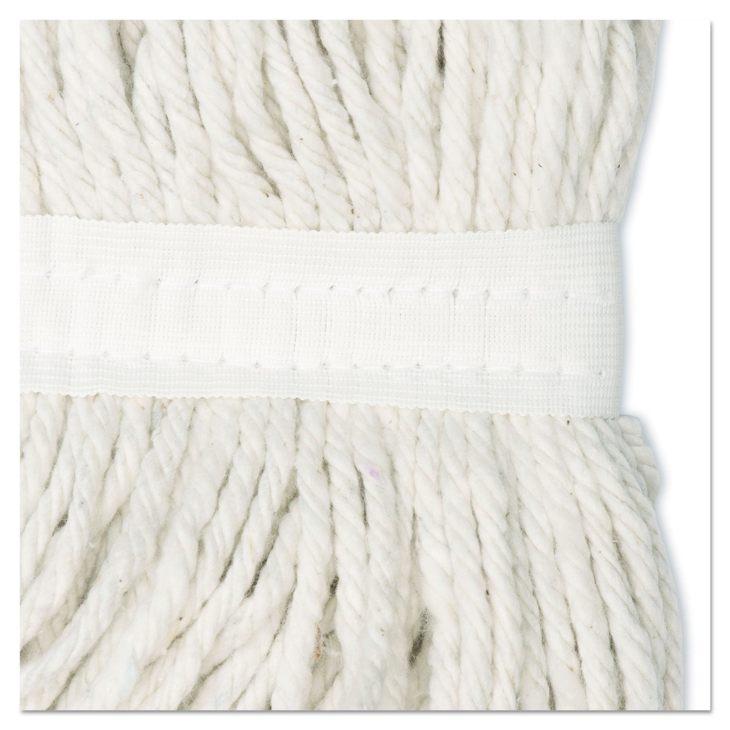 Cut-End Wet Mop Head, Rayon, No. 20, White, 12/carton
