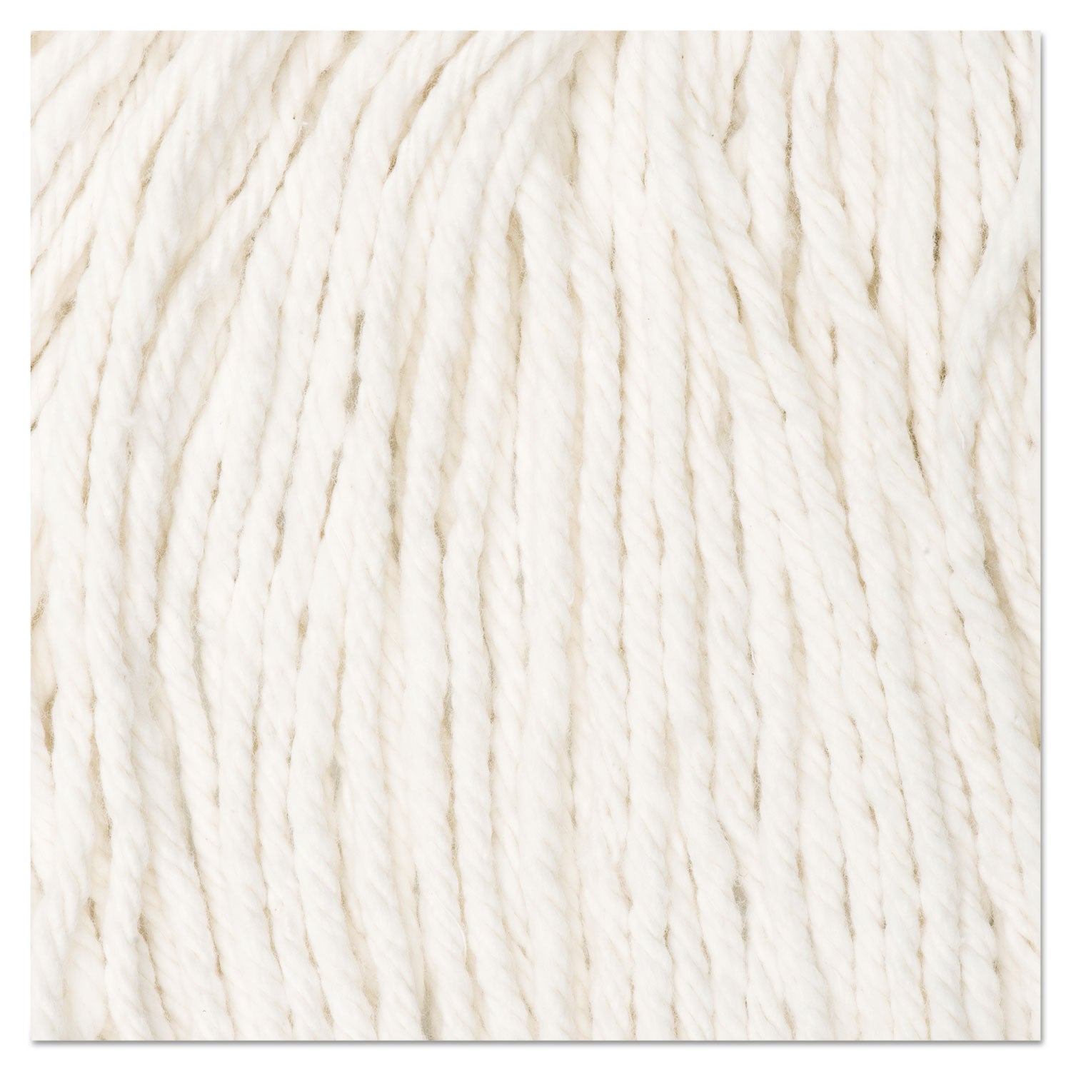 Cut-End Wet Mop Head, Rayon, No. 24, White, 12/carton