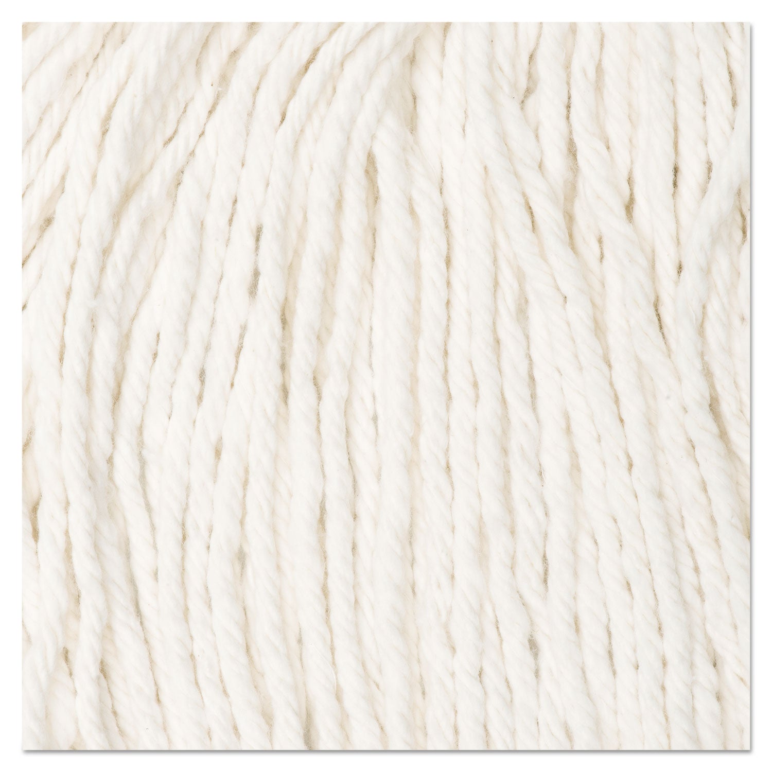 Cut-End Wet Mop Head, Cotton, No. 20, White
