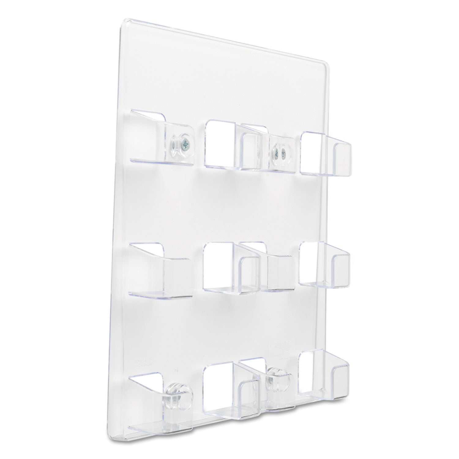 Deflecto Business Card Holder - 9.8" Height x 8.5" Width x 1.8" Depth - Acrylic - Clear - 1 Each