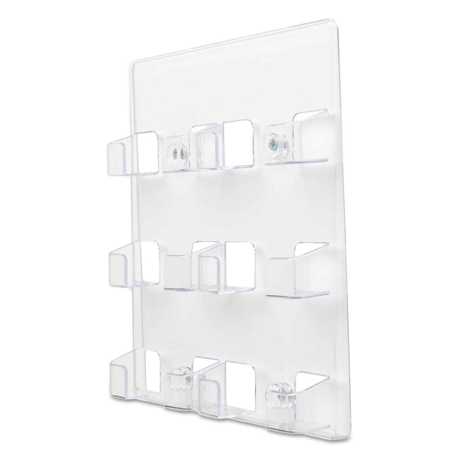 Deflecto Business Card Holder - 9.8" Height x 8.5" Width x 1.8" Depth - Acrylic - Clear - 1 Each