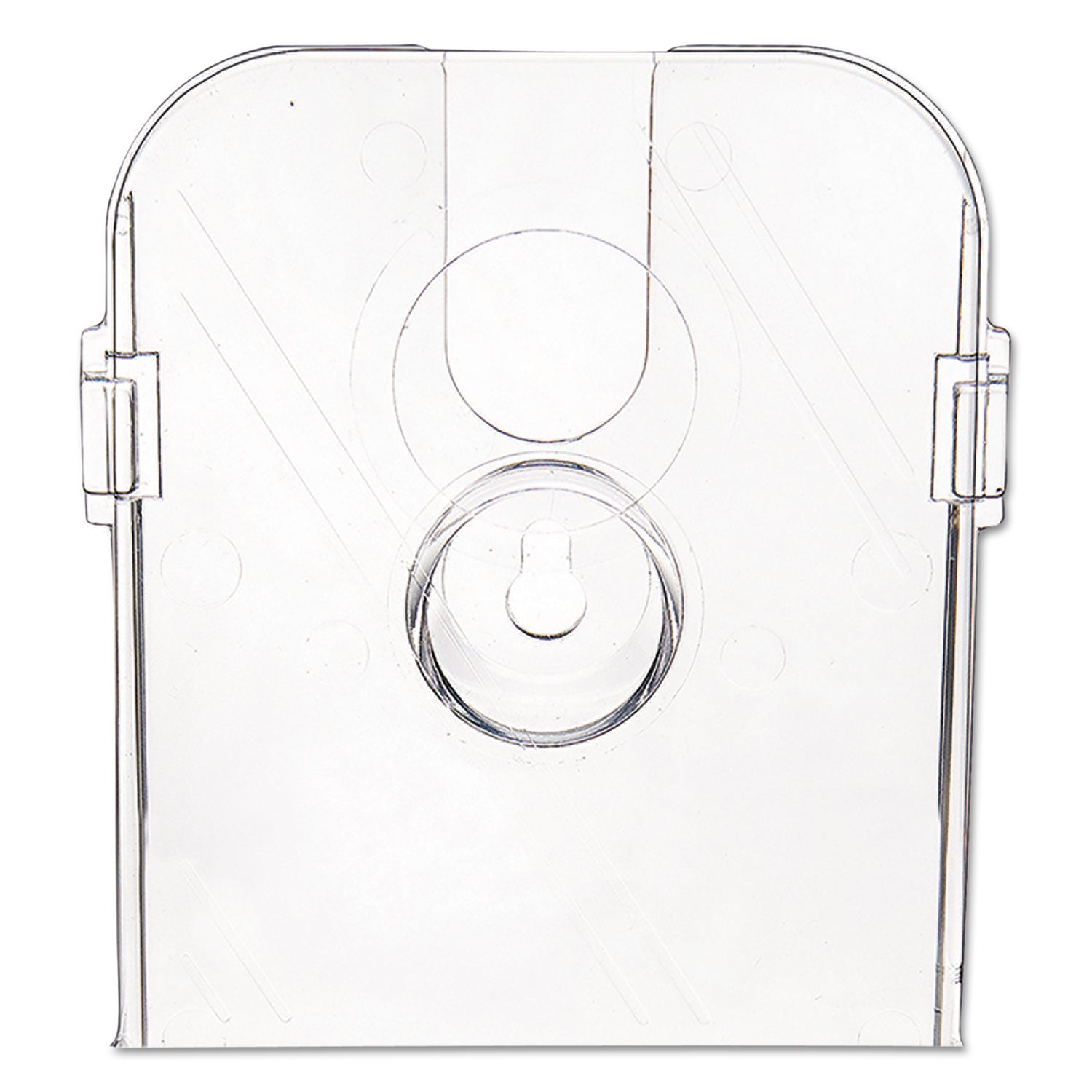 2 Compartment(s) - 7.75" Height x 4.37" Width x 4.12" Depth - Desktop - Leaflet Size - Clear - Plastic - 1 Each
