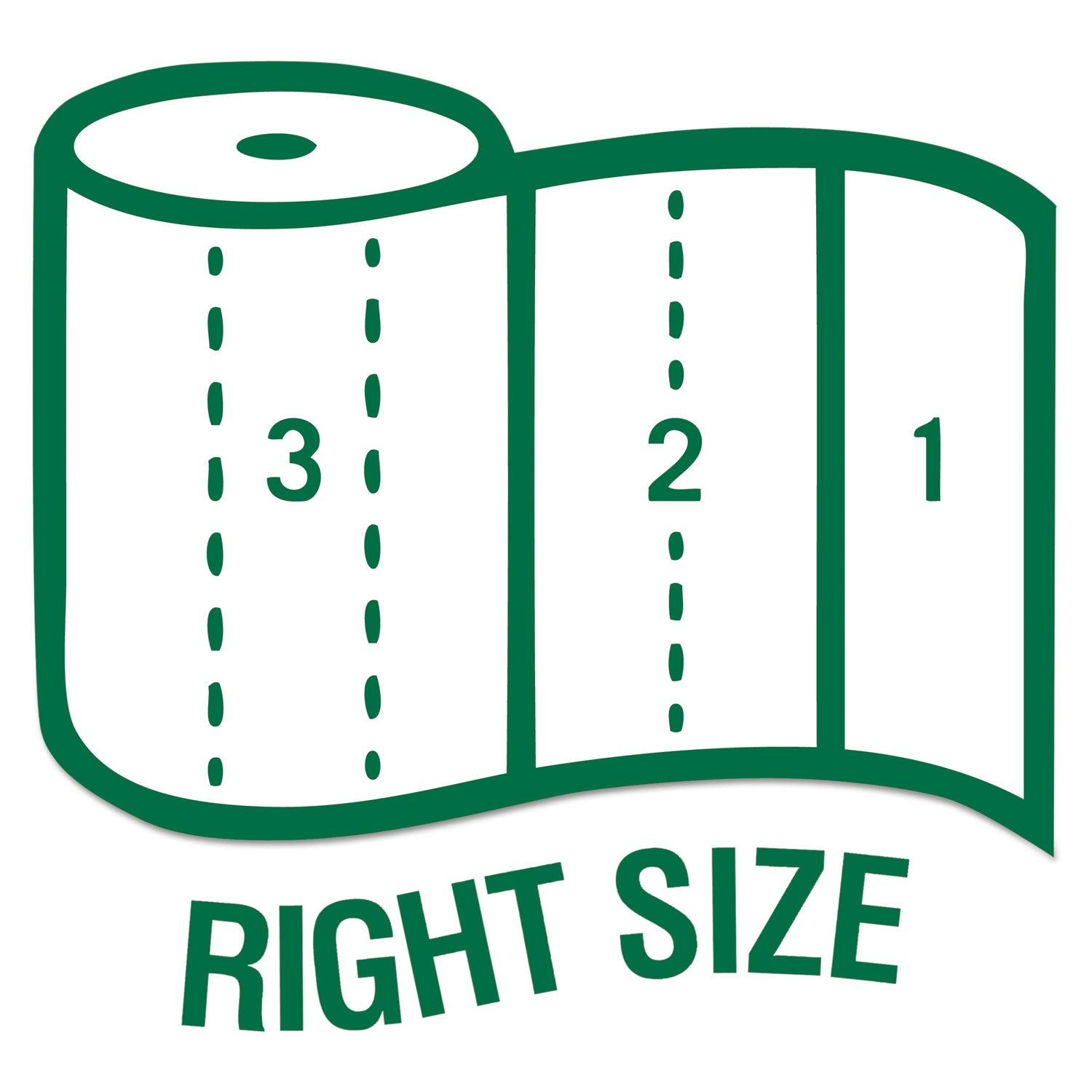 100% Recycled Paper Kitchen Towel Rolls, 2-Ply, 11 x 5.4, 140 Sheets/Roll, 6 Rolls/Pack