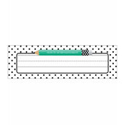 Schoolgirl Style Black  White & Stylish Brights Name Plates (36)