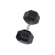 Rubber Hex Dumbell 55-75Lb Pairs