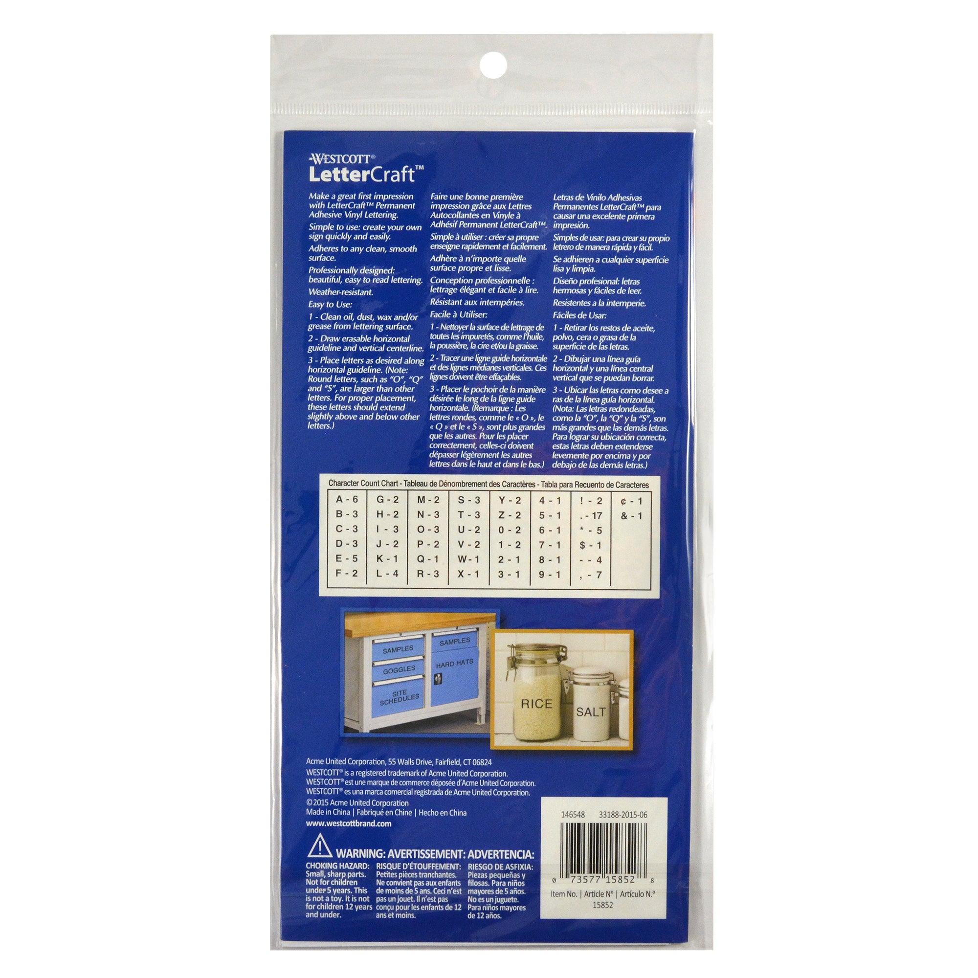 LetterCraft Permanent Vinyl Lettering, Helvetica, 2-Inch, Black