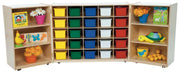 25 Tray Tri-Fold Storage with (25) Assorted Trays