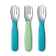 NUK Kid Cutlery Forks Green/Teal