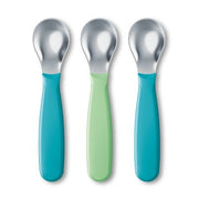 NUK Cutlery Toddler Baby Spoon  BPA Free  3 Pack  Neutral