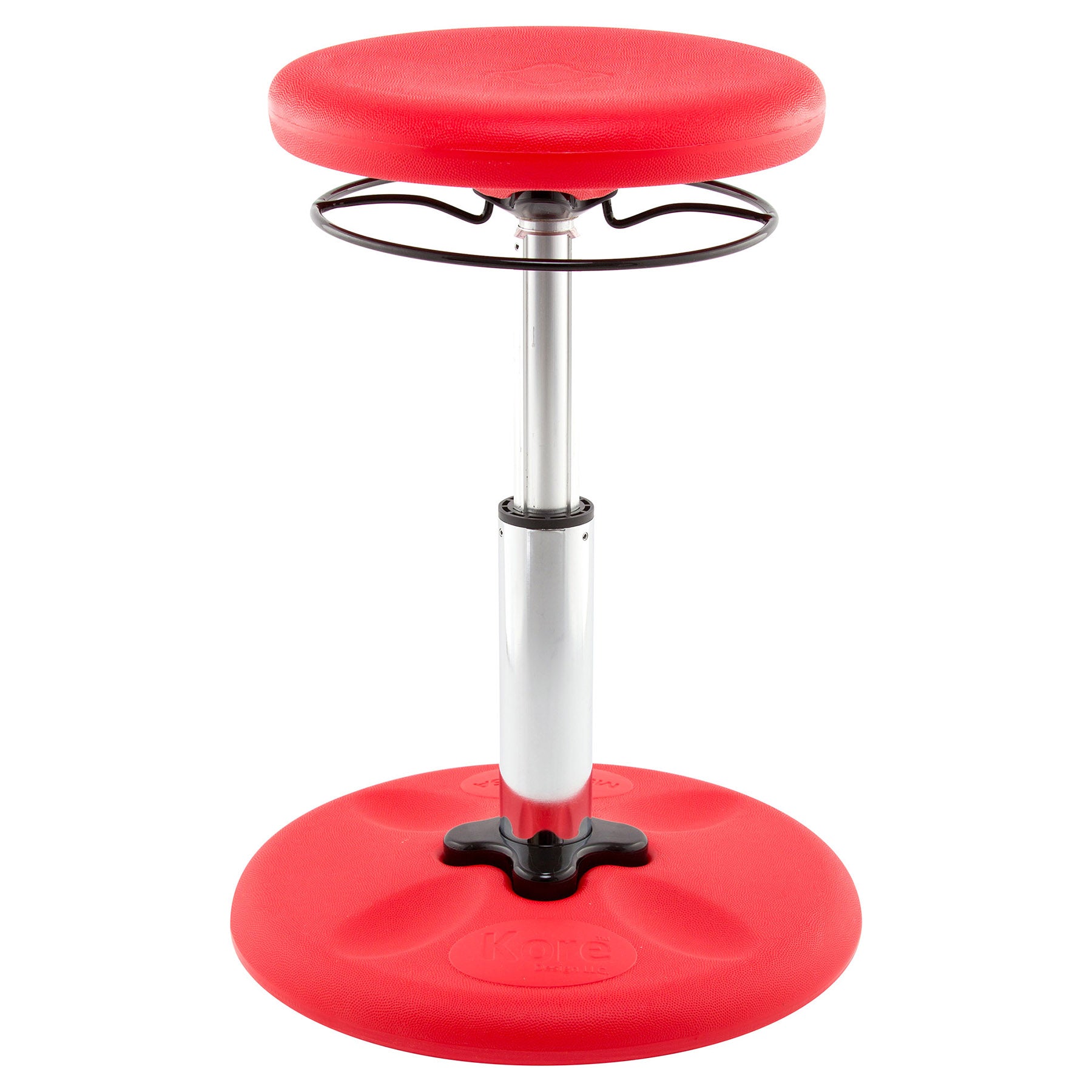 Kids Adjustable Standard Wobble Chair 14-19", Red
