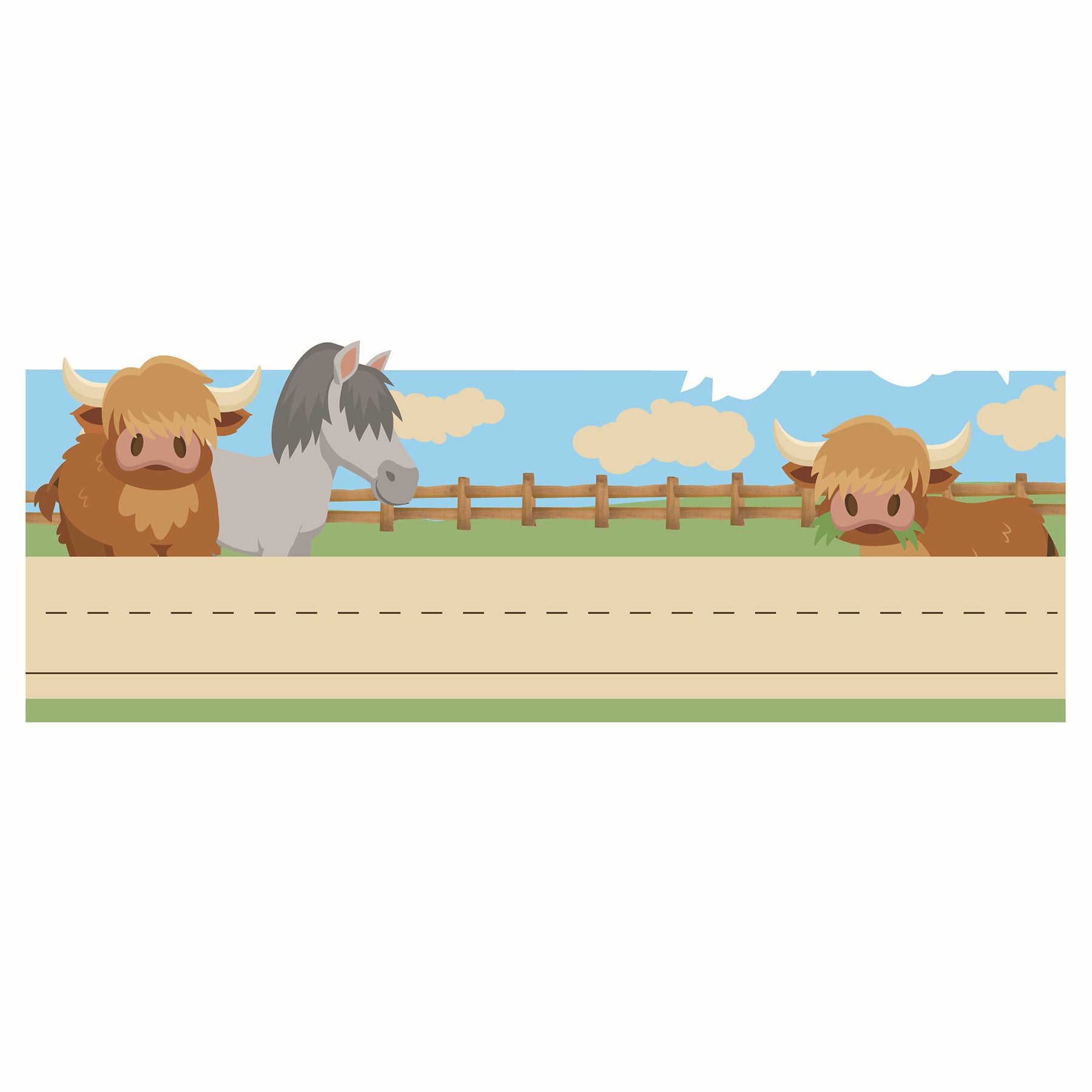 Wild Wild Classroom Tented Name Plate, 9-5/8" x 6-1/2", 36 Per Pack, 3 Packs