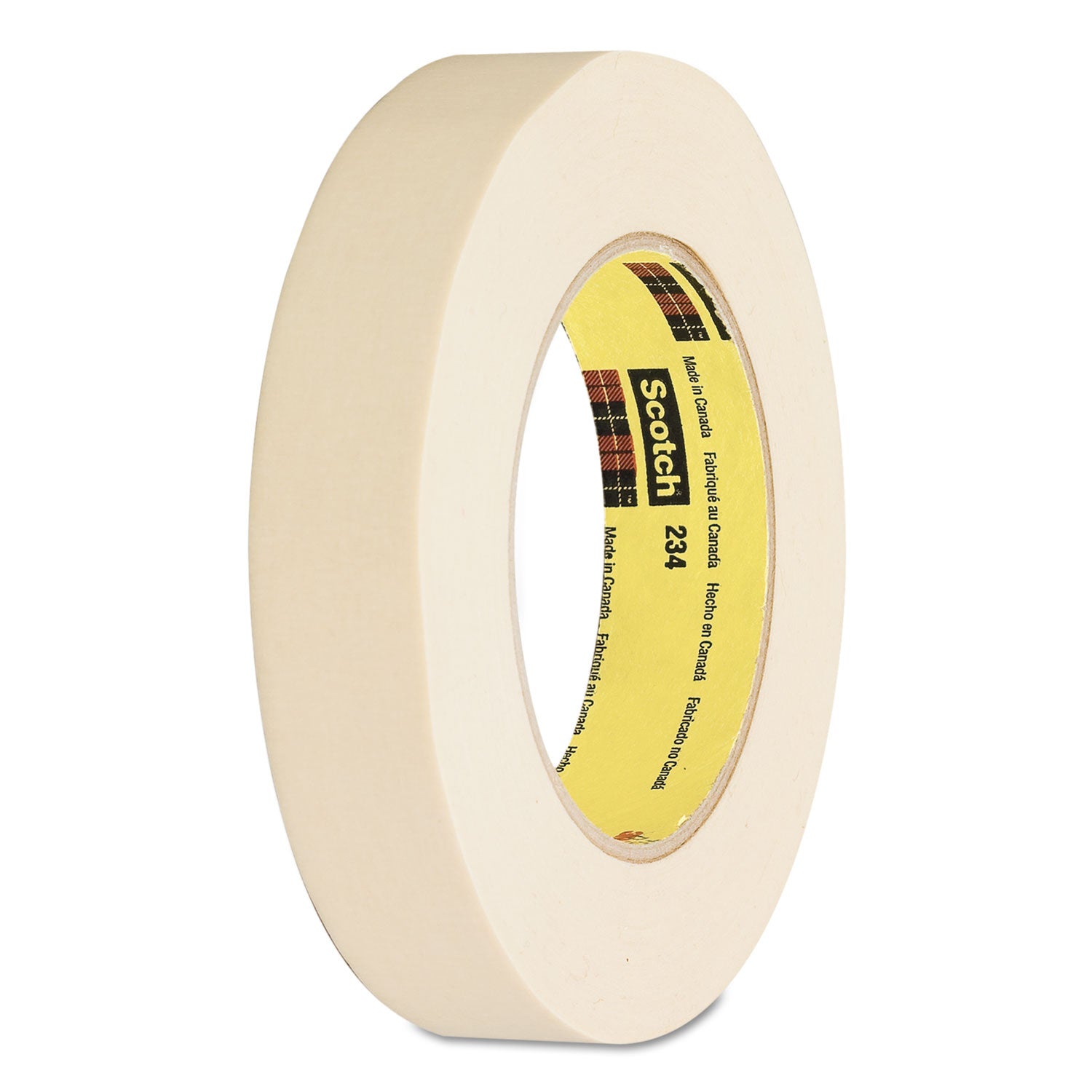 Scotch General-Purpose Masking Tape - 60 yd Length x 0.50" Width - 3" Core - Cream - For Multipurpose - 1 Roll