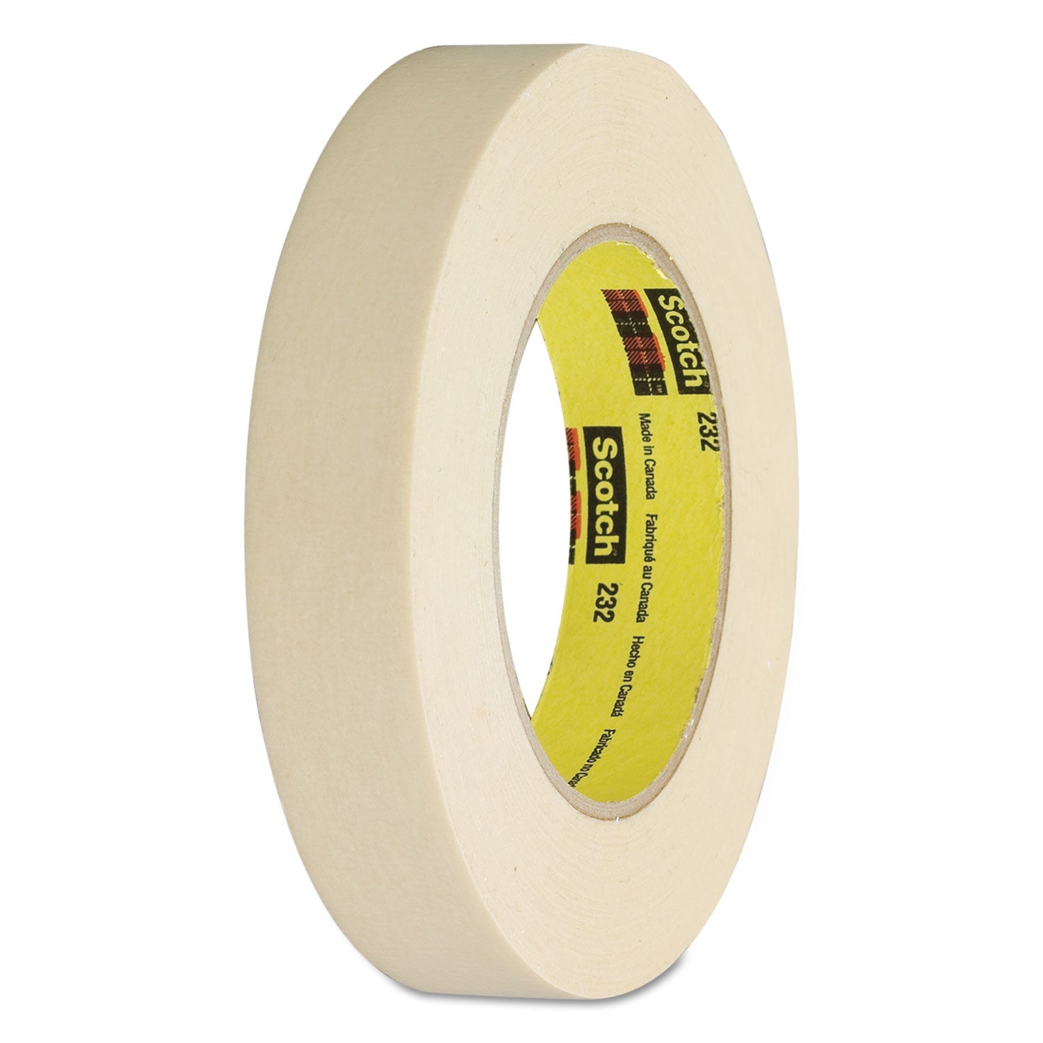 60.15 yd Length x 0.47" Width x 6.3 mil Thickness - 3" Core - Tan - Rubber Backing - For Bundling, Holding, Protecting - 1 Roll
