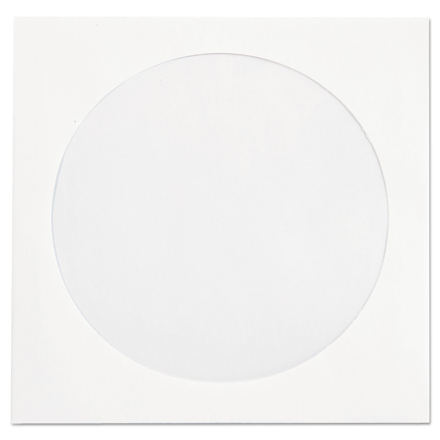 CD/DVD - 5" Width x 5" Length - 24 lb - White - Polypropylene - 250 / Box