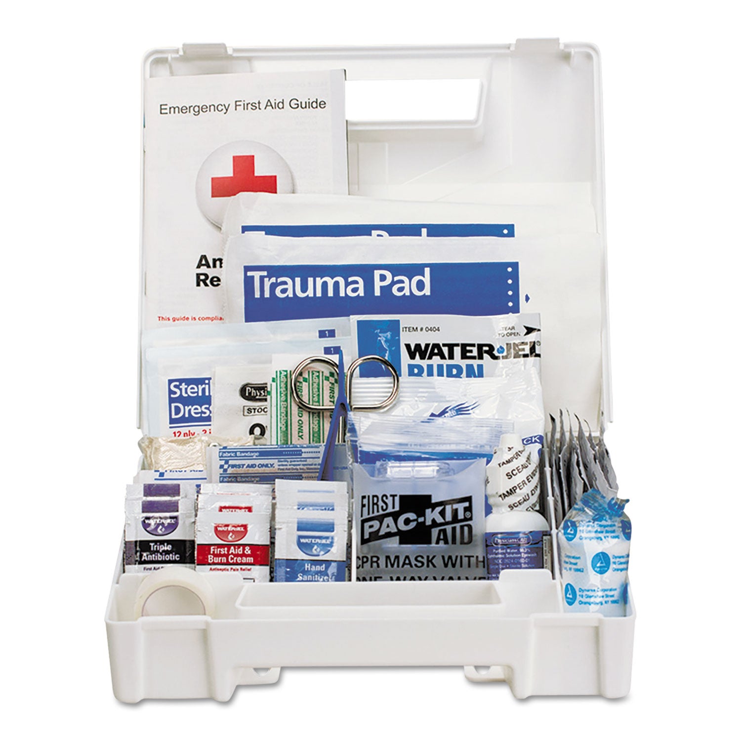 First Aid Only 25-Person Bulk Plastic First Aid Kit - ANSI Compliant - 141 x Piece(s) For 25 x Individual(s) - 1 Each