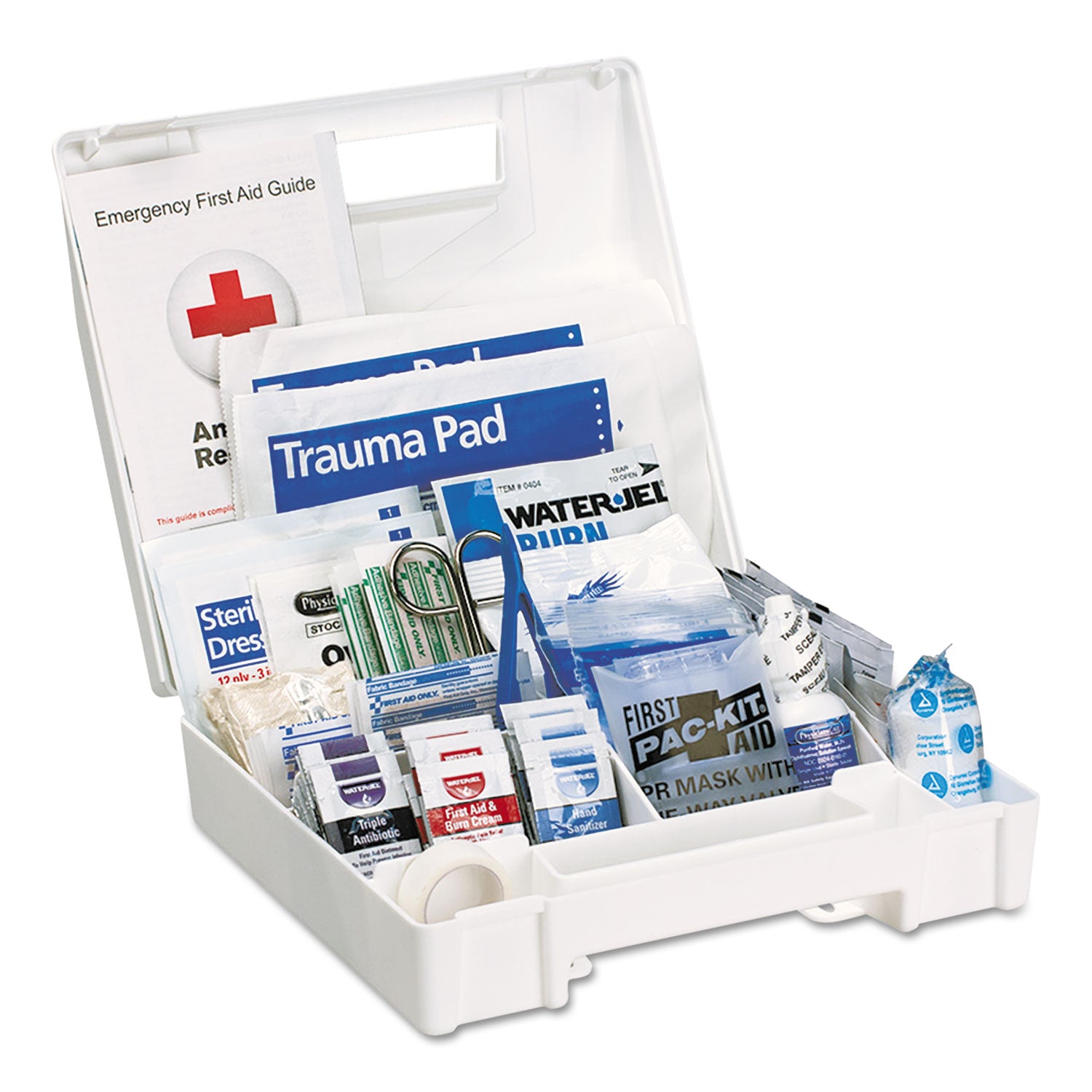 First Aid Only 25-Person Bulk Plastic First Aid Kit - ANSI Compliant - 141 x Piece(s) For 25 x Individual(s) - 1 Each