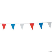 Red/White/Blue Pennant Banner - 6 Pieces