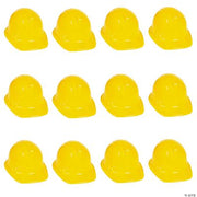 Yellow Construction Hats - 12 Pieces