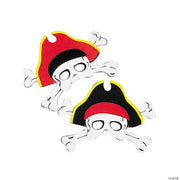 Child Size Foam Pirate Masks - 12 Pieces
