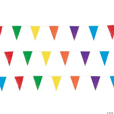 Multicolor Pennant Banner - 1 Piece