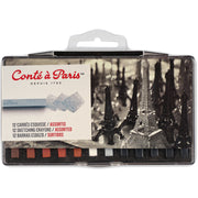 Carrés Esquisse Sketching Crayons, Assorted, Set of 12