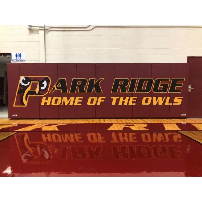 1' x 5' Wall Padding w/Custom Graphics
