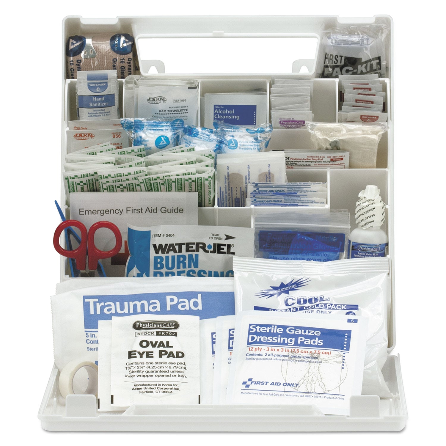 183 x Piece(s) For 50 x Individual(s) - 11" Height x 3" Width x 10.8" Length - Plastic Case - 1 Each