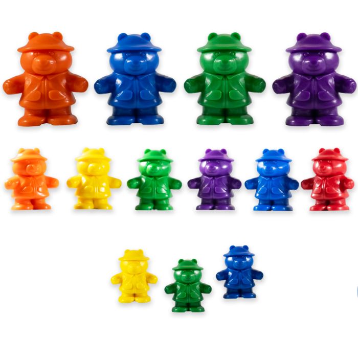 Teddy Bears assorted sizes set of 96