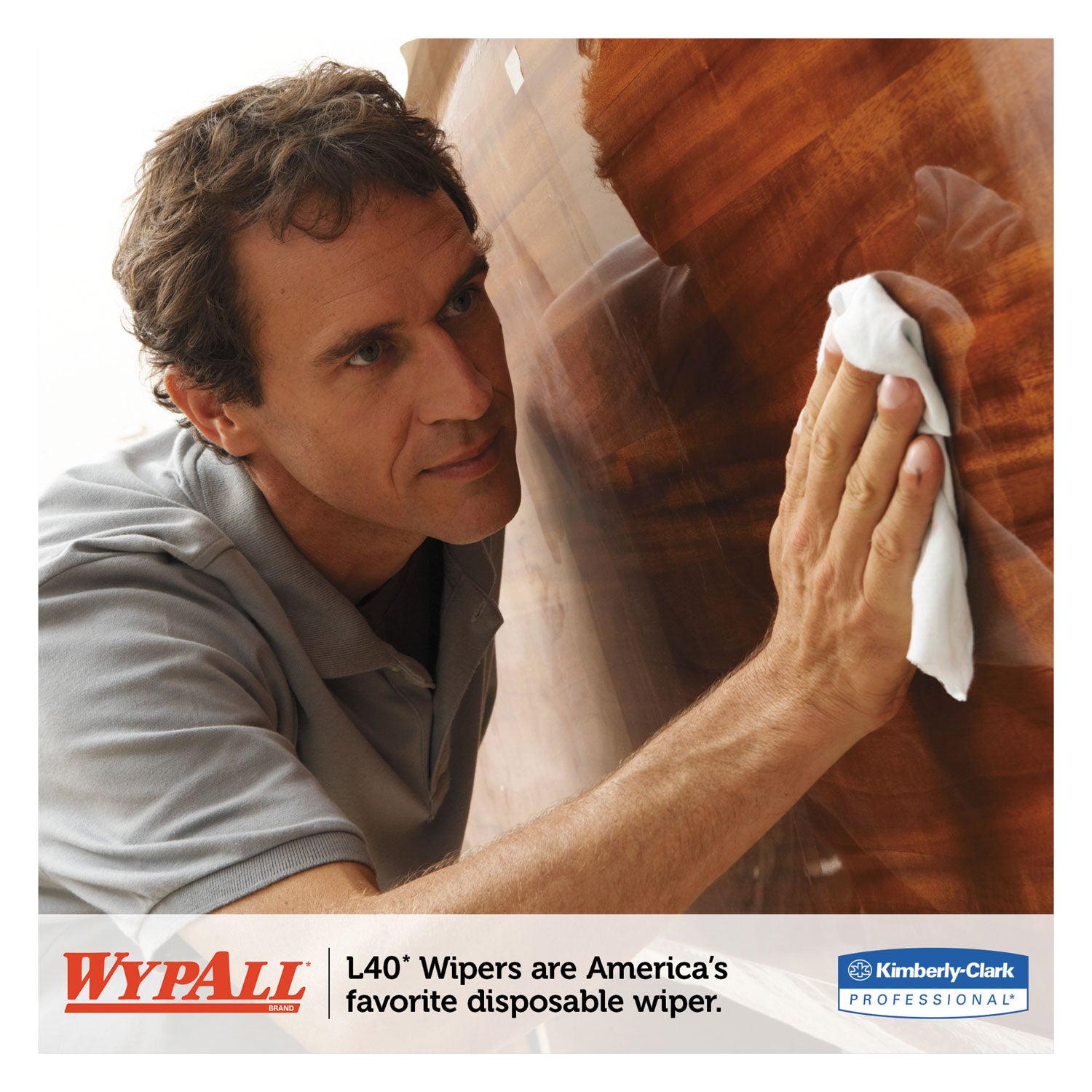 Wypall PowerClean L40 Extra Absorbent Towels - 10" Width x 13.20" Length - 200 Sheets/Roll - 400 Sheets - White - Cellulose, Plush - 1 Carton