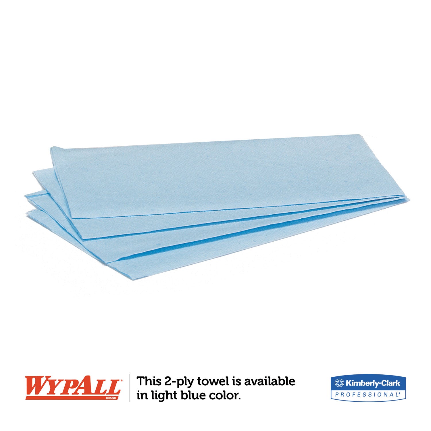 2 Ply - 9.30" Width x 10.25" Length - Blue - 140/Pack - 1 Carton