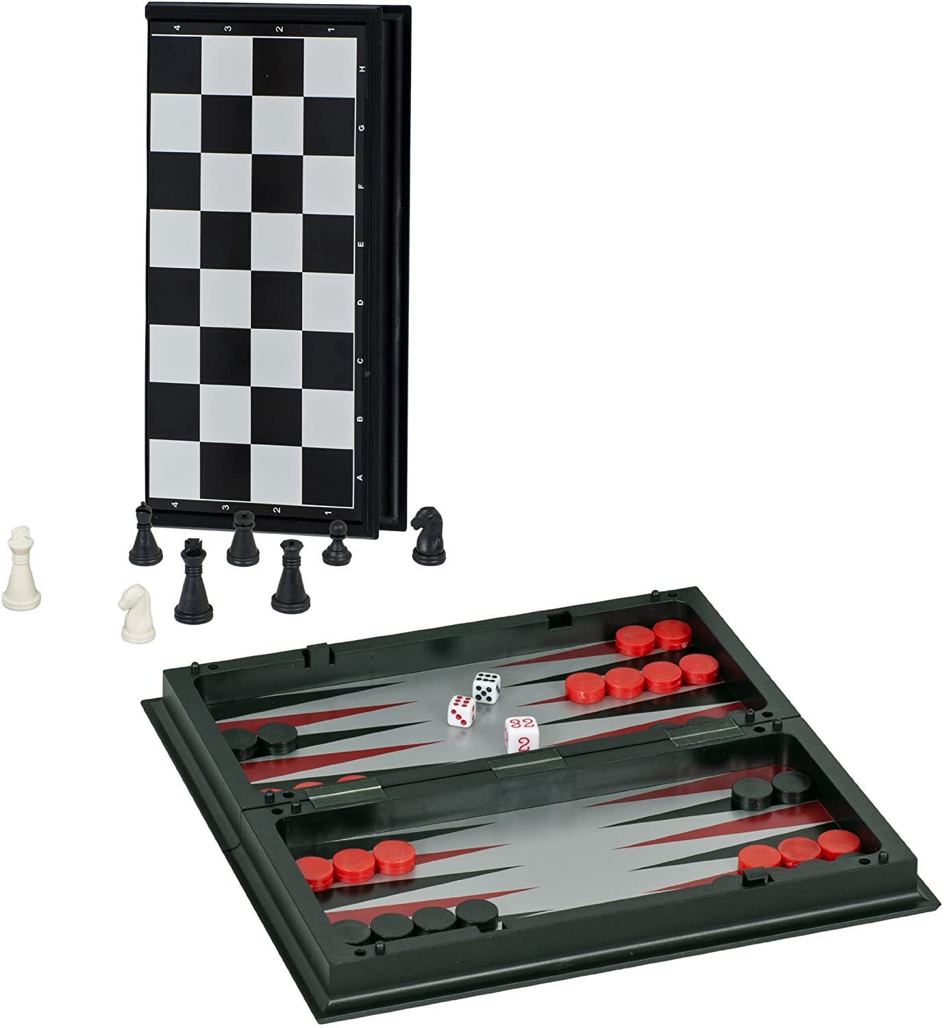 Magnetic 3-in-1 Combination Game Travel Set - 11 inches