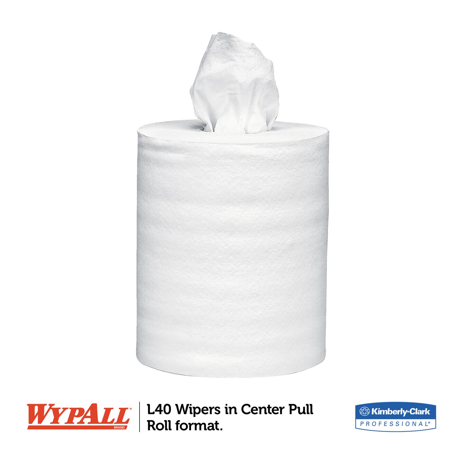 Wypall PowerClean L40 Extra Absorbent Towels - 10" Width x 13.20" Length - 200 Sheets/Roll - 400 Sheets - White - Cellulose, Plush - 1 Carton
