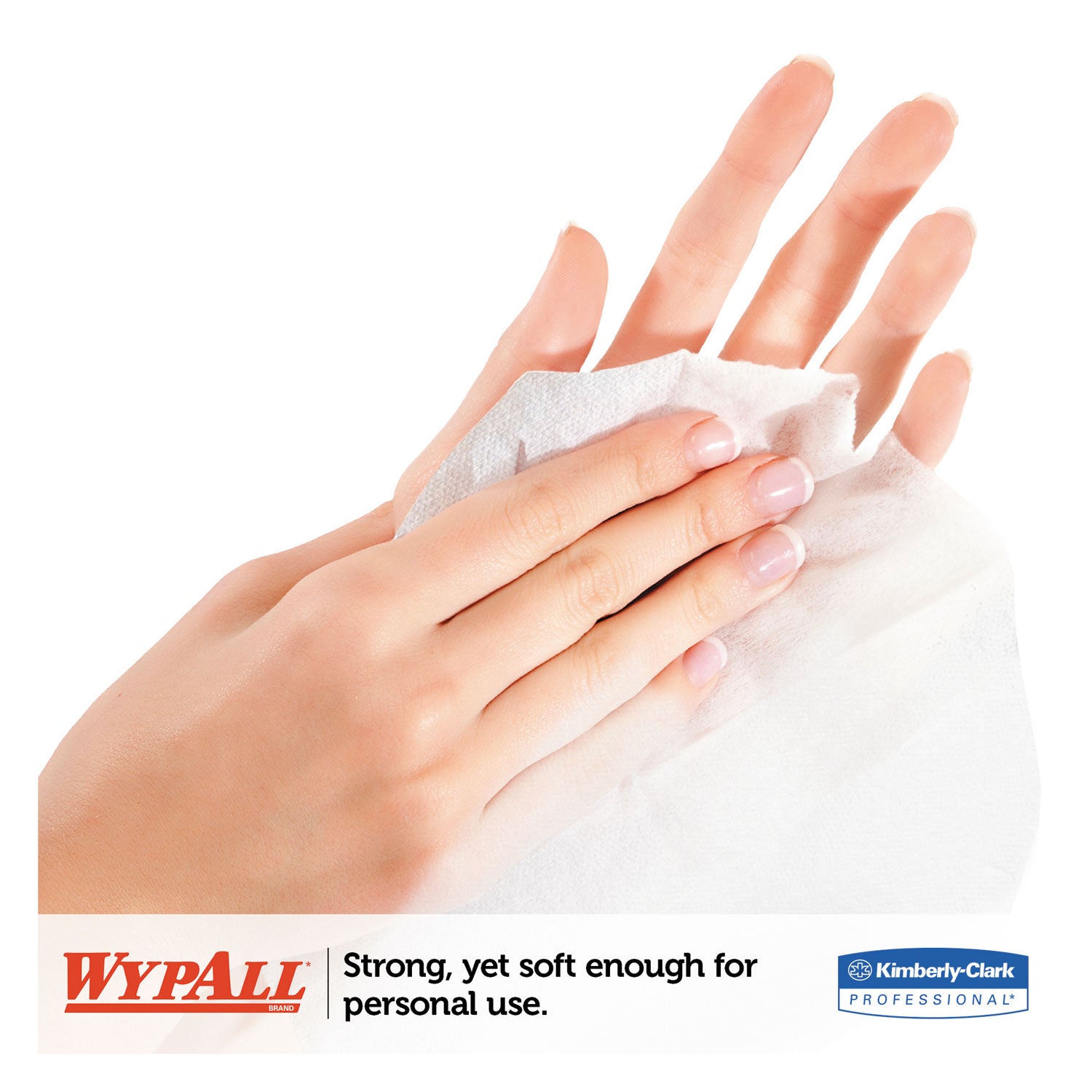 Wypall General Clean L30 Heavy Cleaning Towels - 10" Width x 9.80" Length - White - 120/Box - 1 Carton