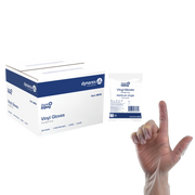 Vinyl Exam Gloves In A Bag, 1 pair per Bag/500 Bags per Case