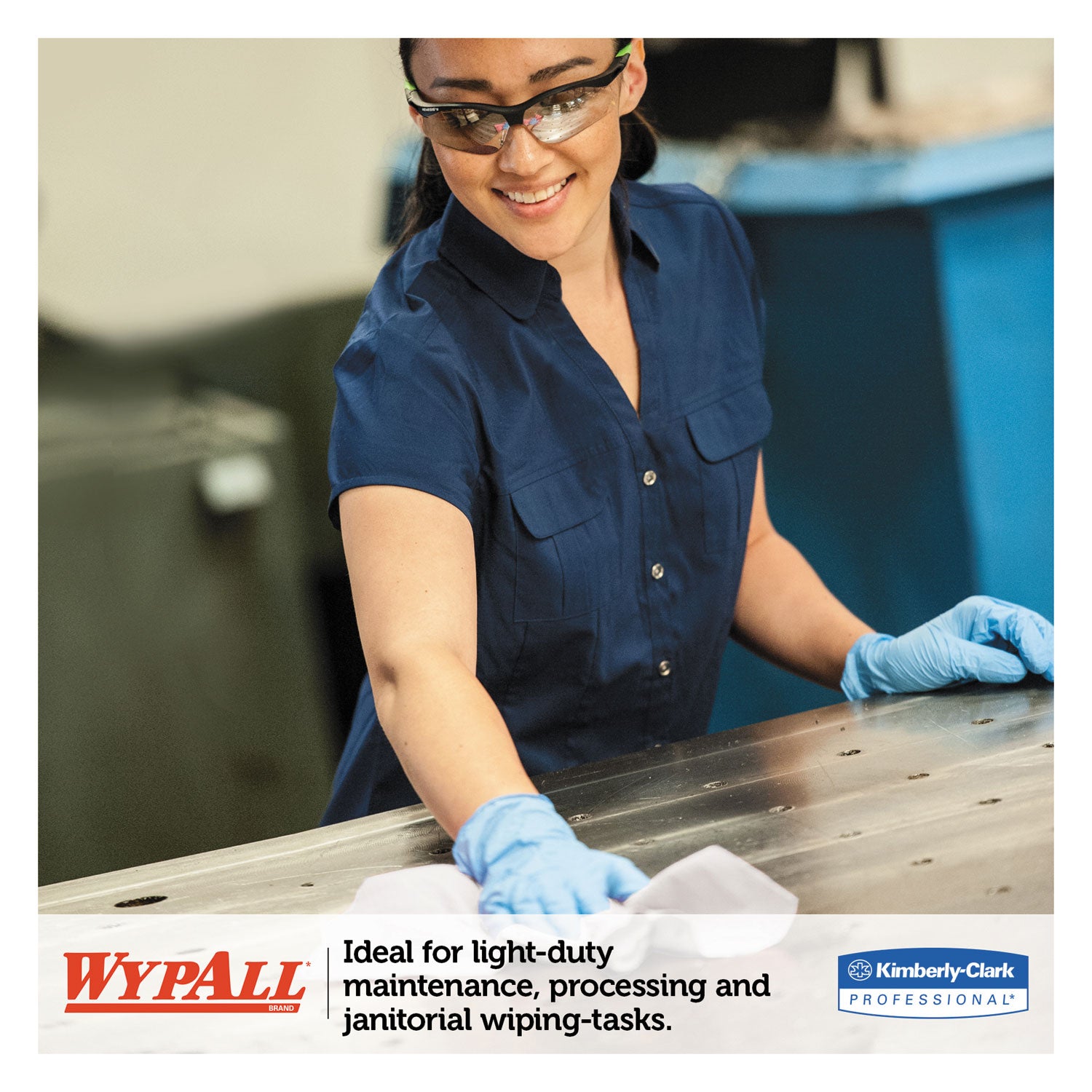 Wypall General Clean L30 Heavy Cleaning Towels - 10" Width x 9.80" Length - White - 120/Box - 1 Carton