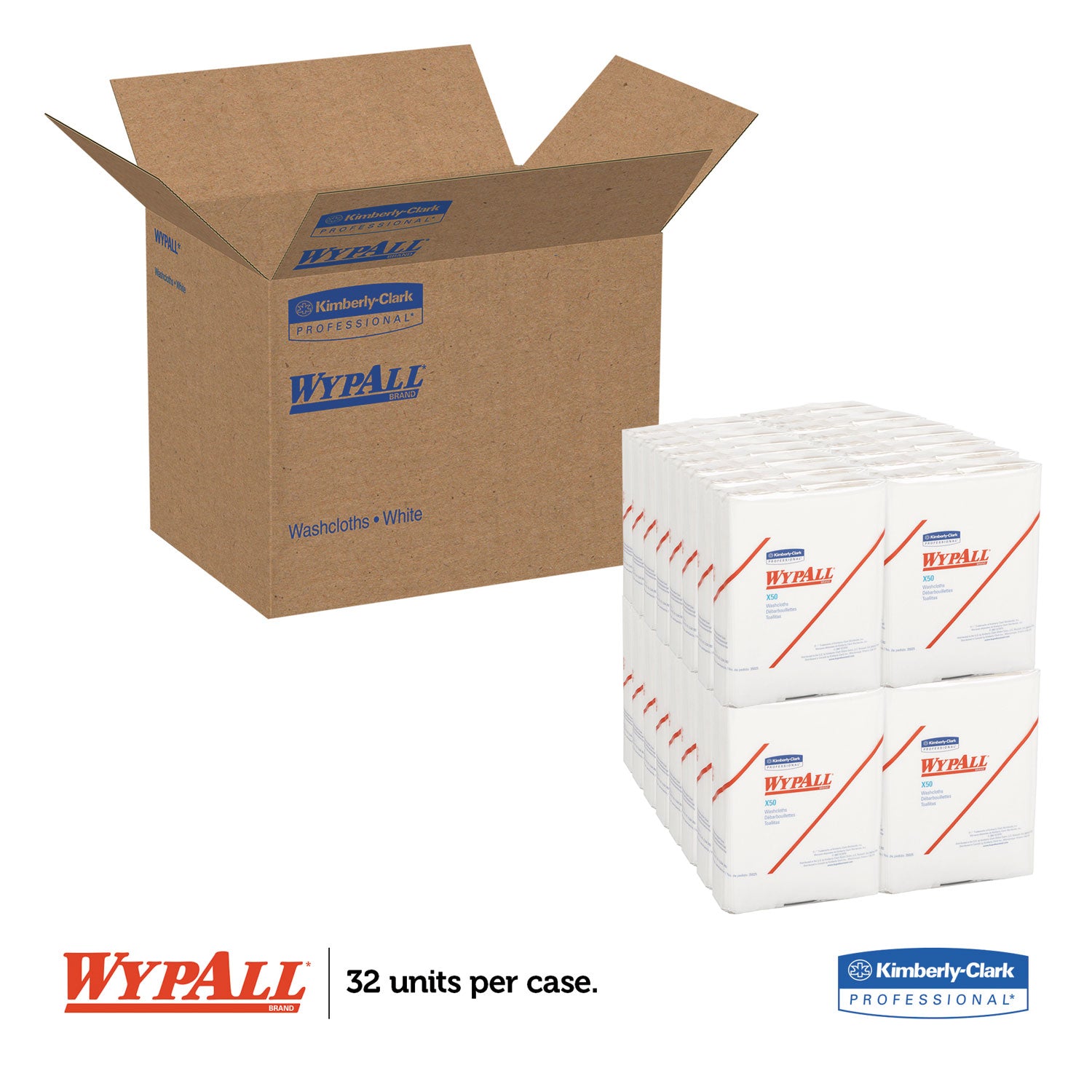 Quarter-fold - 10" Width x 12.50" Length - White - Hydroknit - 26/Pack - 32 / Carton