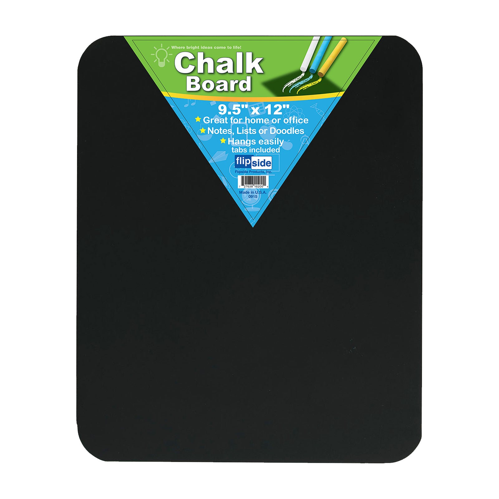 Chalk Board, 9 1/2" x 12", Black