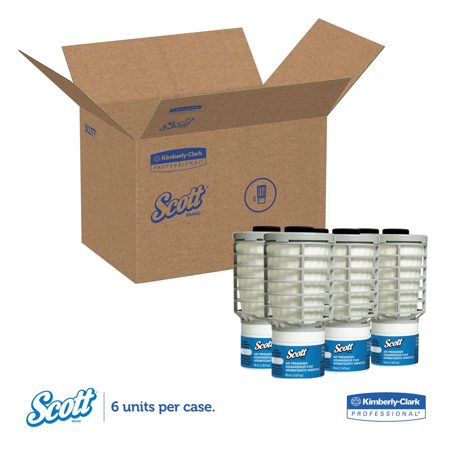 Scott Continuous Air Freshener - Ocean - 60 Day - 6 / Carton