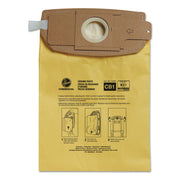 Hoover HushTone 6-Quart Vacuum Bags - 1 Pack - Type CB1 - 1.50 gal - Durable, Self-sealing, Disposable, Micro Allergen - Yellow