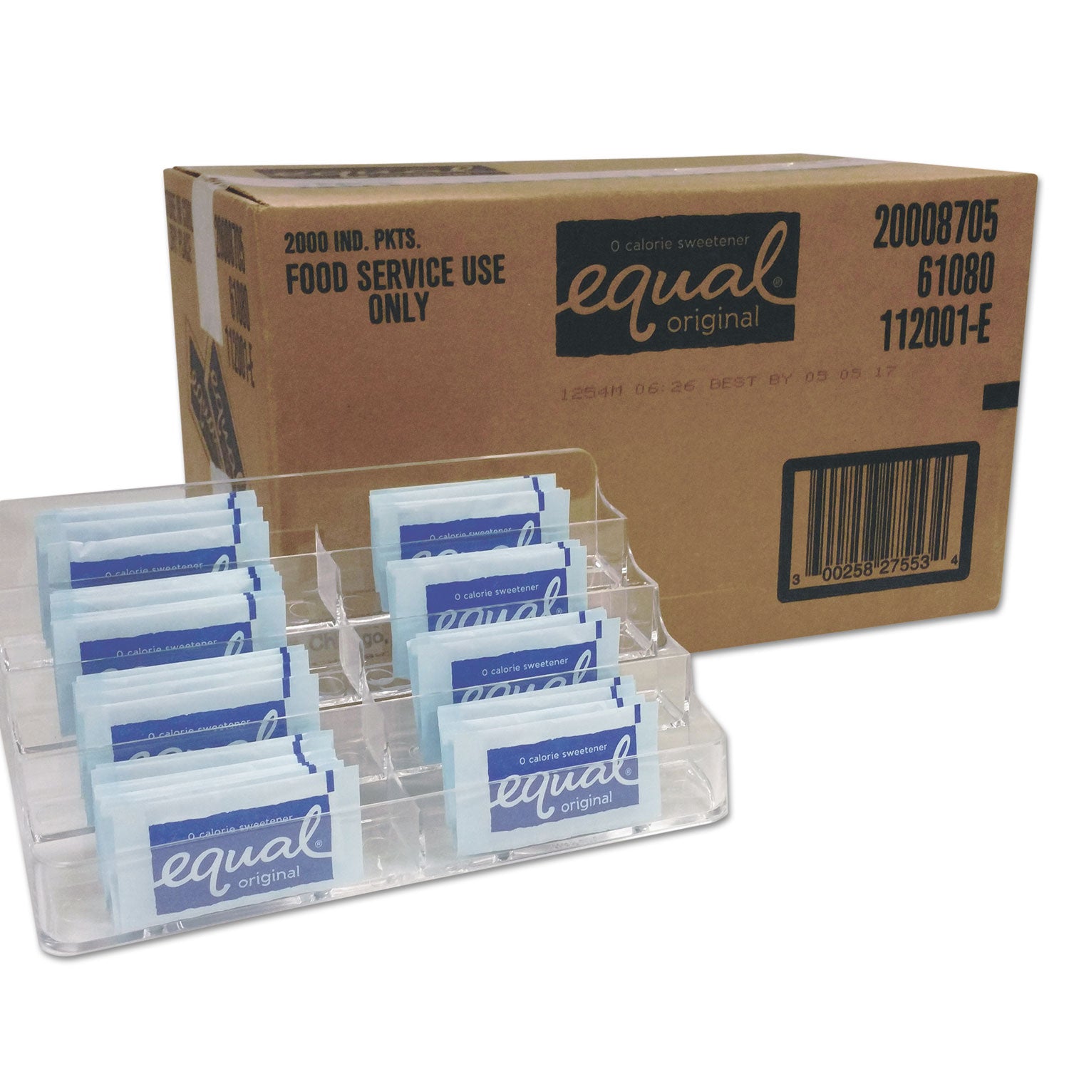 Zero Calorie Sweetener, 0.04 oz Packet, 2,000/Carton
