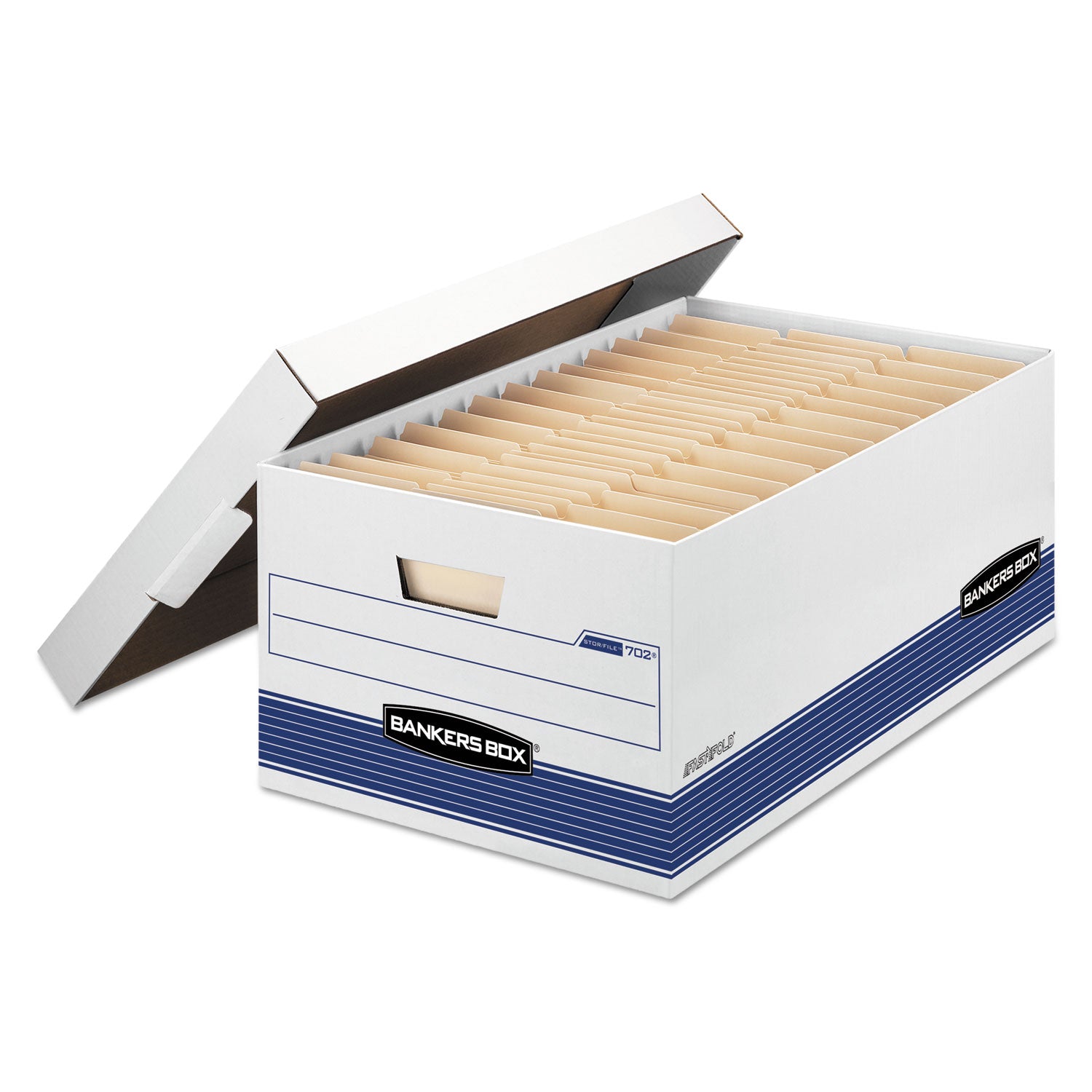 Internal Dimensions: 15" Width x 24" Depth x 10" Height - External Dimensions: 15.9" Width x 25.4" Depth x 10.3" Height - 700 lb - Media Size Supported: Legal - Lift-off Closure - Medium Duty - Stackable - White, Blue - For File - Recycled - 4 / Carton