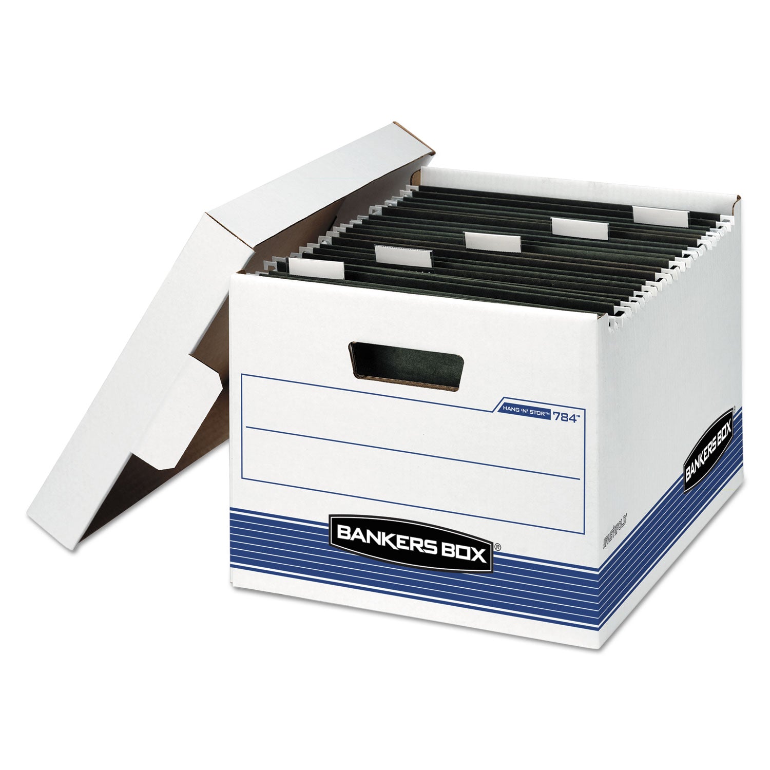 Internal Dimensions: 12.25" Width x 15" Depth x 9.75" Height - External Dimensions: 12.6" Width x 15.6" Depth x 10" Height - Media Size Supported: Letter - Lift-off Closure - Light Duty - Stackable - White, Blue - For File, Folder - Recycled - 4 / Carton